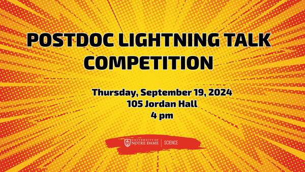 Postdoc Lightning Talk Competition 2024